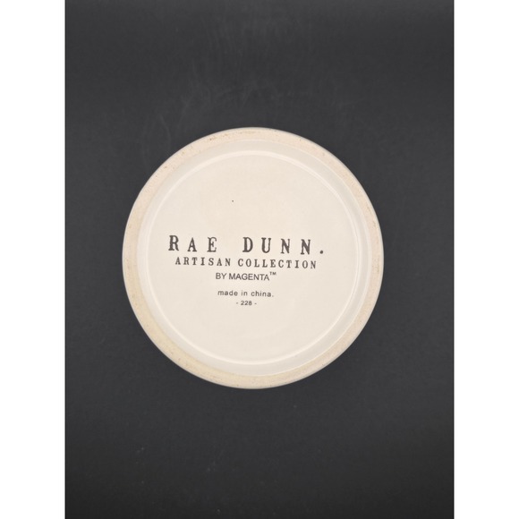 Rae Dunn Artisan Collection Ceramic HOLD Canister Jar With Lid - Picture 3 of 6